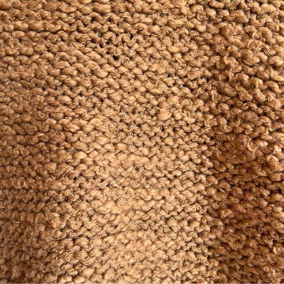 Ulla Johnson Zula Pullover Sweater Puff Sleeve Ochre Brown Gold Size P - Picture 5 of 9